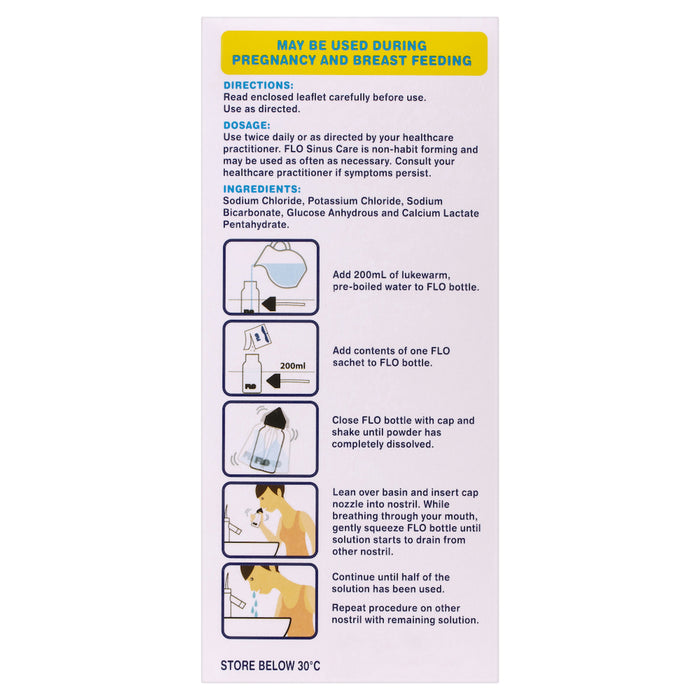 Flo Sinus Care Starter Kit 12 Sachets