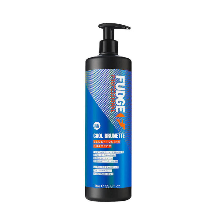 Fudge Professional Blue Toning Shampoo Cool Brunette 1L