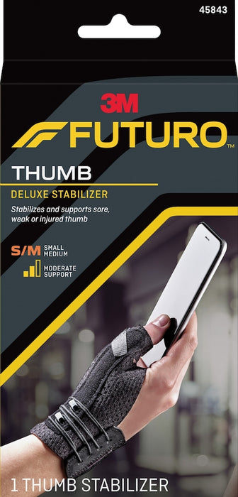 Futuro Deluxe Thumb Stabiliser Black Small/Medium