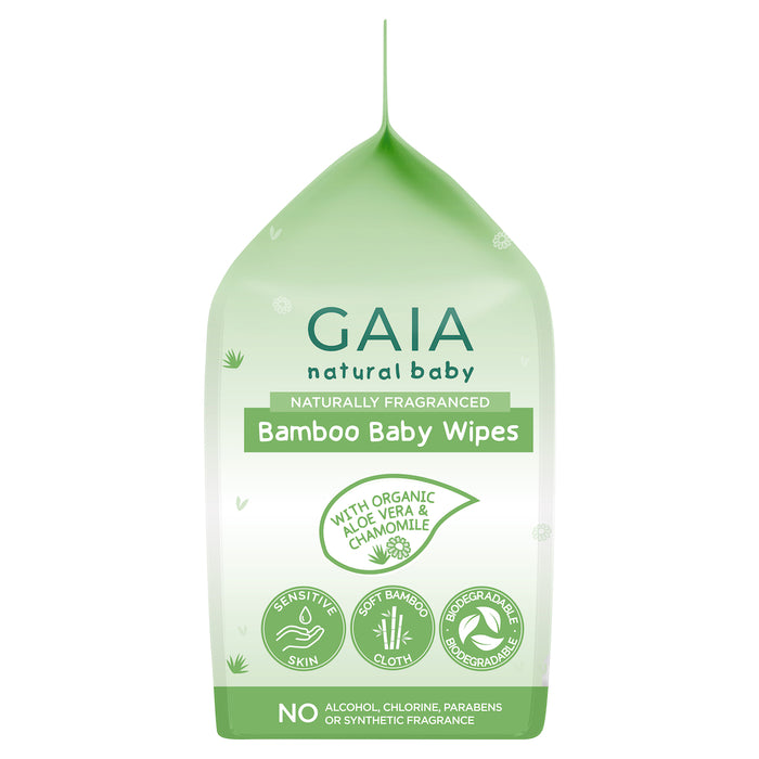 Gaia Natural Baby Baby Wipes Value Pack 240