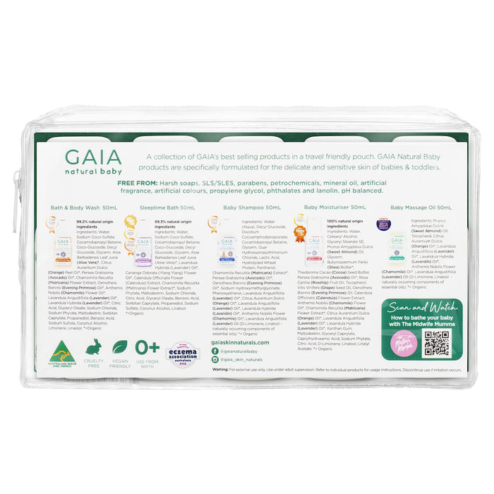 Gaia Natural Baby Starter Kit 5 x 50ml