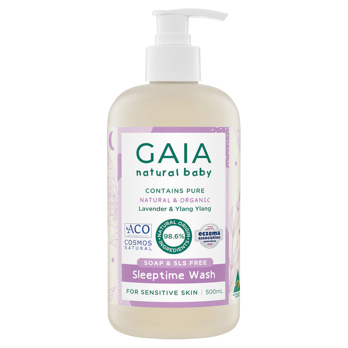 Gaia Sleeptime Bath Wash 500ml