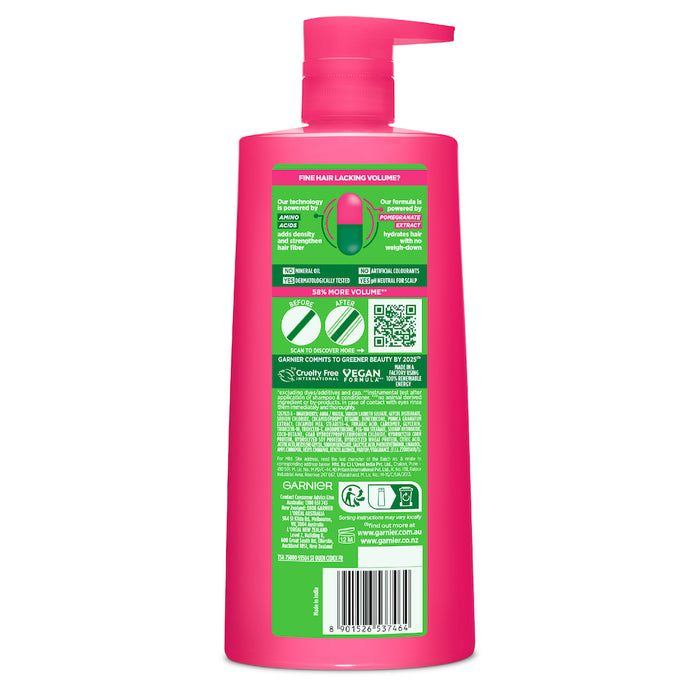 Garnier Fructis Full and Luscious Shampoo 850ml