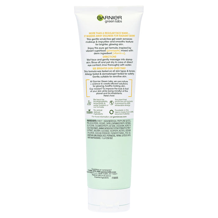 Garnier Green Labs Brightening Gel Wash Pinea-Vitamin C 130ml