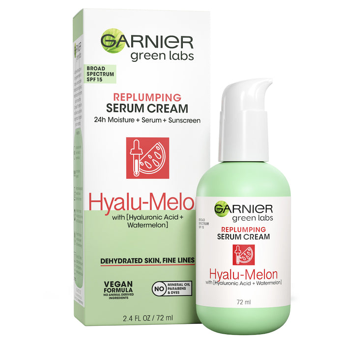 Garnier Green Labs Replumping Serum Cream Hyalu-Melon 72ml