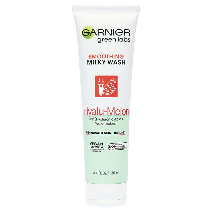 Garnier Green Labs Smoothing Milky Wash Hyalu-Melson Cleanser 130ml