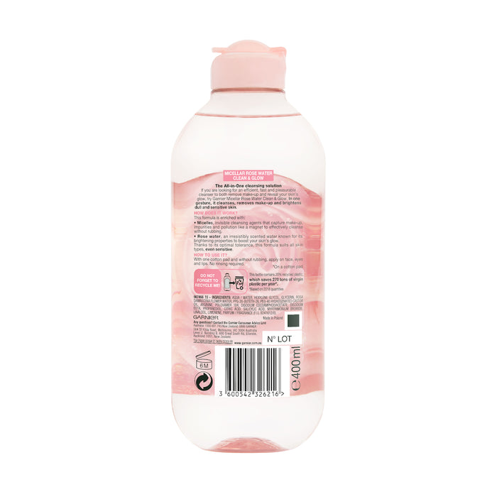 Garnier Micellar Rose Water 400ml