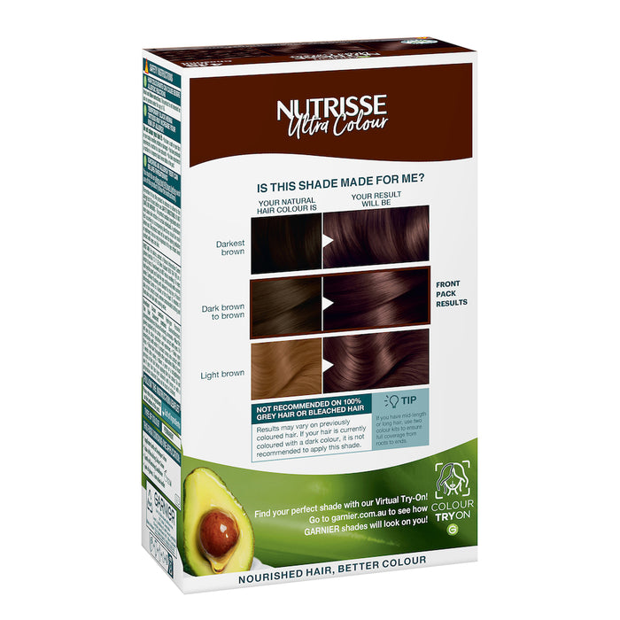 Garnier Nutrisse 4.15 Iced Chestnut Mohogany Ash Brown