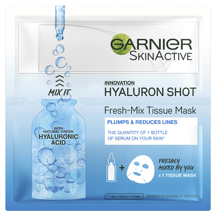 Garnier Skin Active Fresh-Mix Tissue Mask Hyaluronic 33g