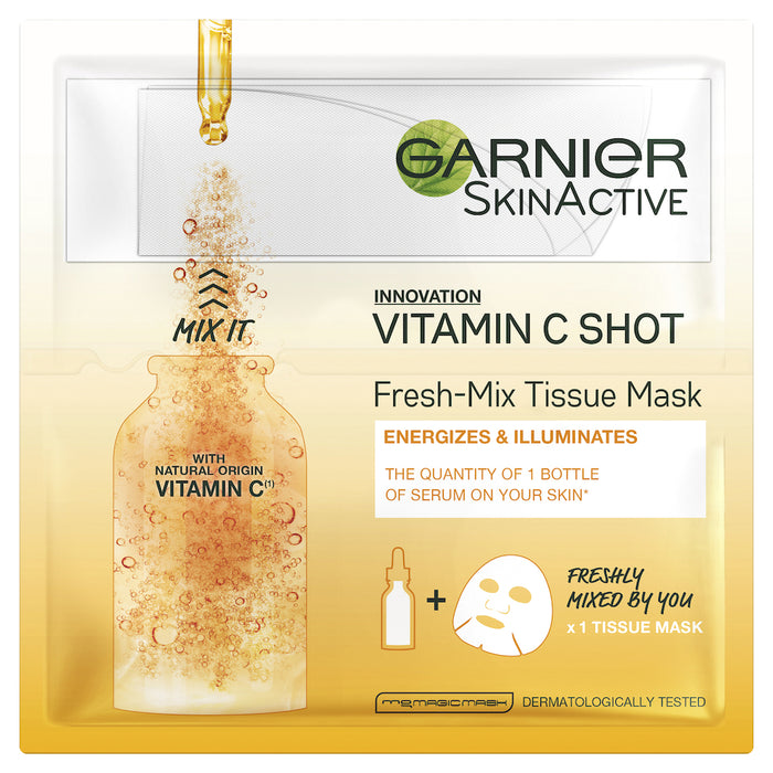 Garnier Skin Active Fresh-Mix Tissue Mask Vitamin C 33g