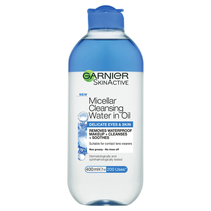 Garnier Skin Active Micellar Cleansing Water In Oil Delicate Eyes & Skin 400ml