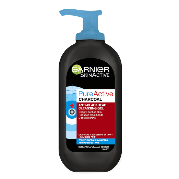 Garnier Skin Active Pure Active Charcoal Cleansing Gel 200ml