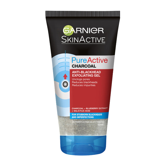 Garnier Skin Active Pure Active Charcoal Exfoliating Scrub Gel 150ml