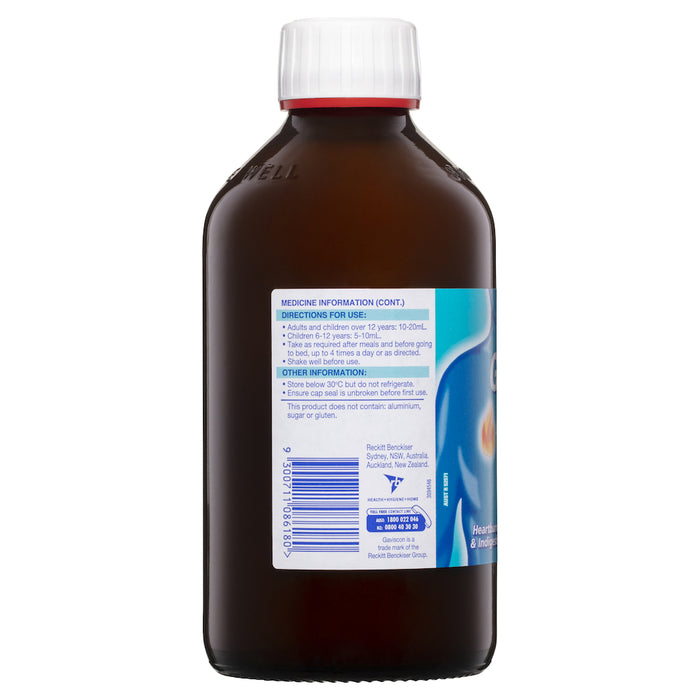 Gaviscon Peppermint Liquid 600ml