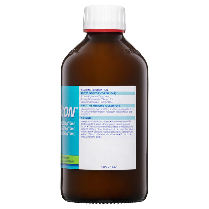 Gaviscon Peppermint Liquid 600ml