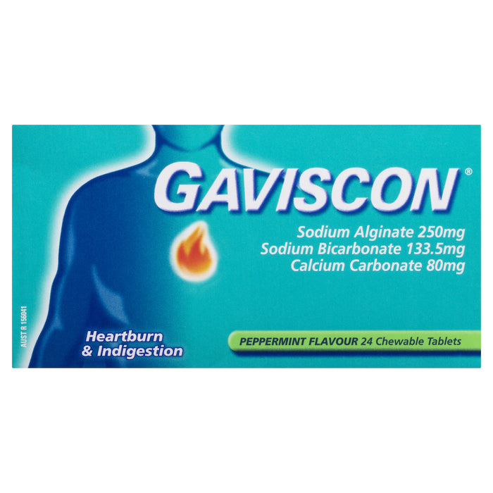 Gaviscon Peppermint Tablets 24