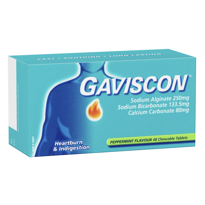 Gaviscon Peppermint Tablets 48