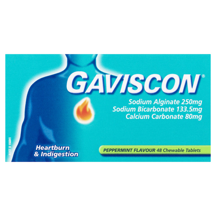 Gaviscon Peppermint Tablets 48