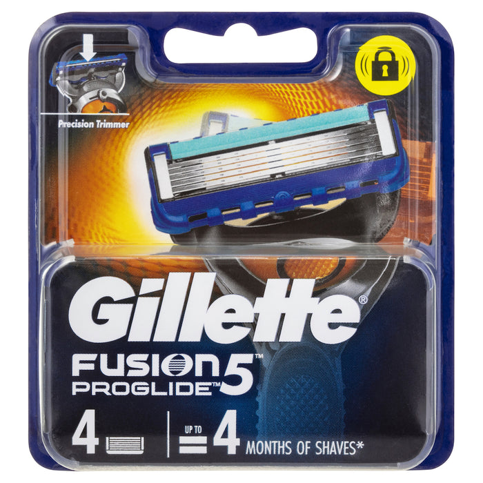 Gillette Fusion Proglide Refill Blades 4 Pack