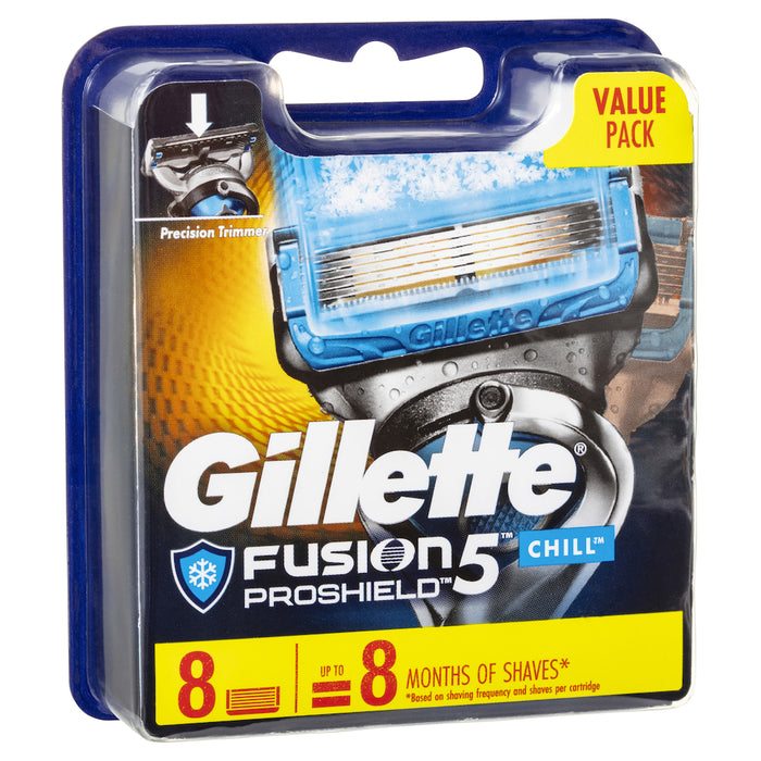 Gillette Fusion Proshield Chill Refill Blades 8 Pack