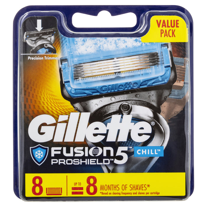 Gillette Fusion Proshield Chill Refill Blades 8 Pack