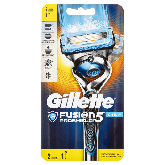 Gillette Fusion Proshield Flexball Chill Razor + Refill