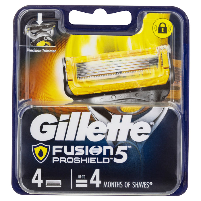 Gillette Fusion Proshield Refill Blades 4 Pack