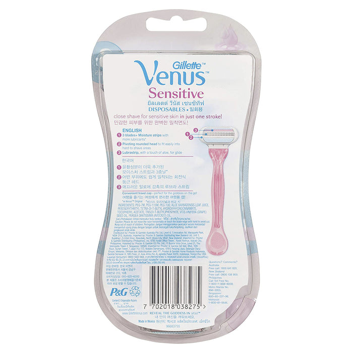 Gillette Venus Disposable Razors Sensitive 3 Pack