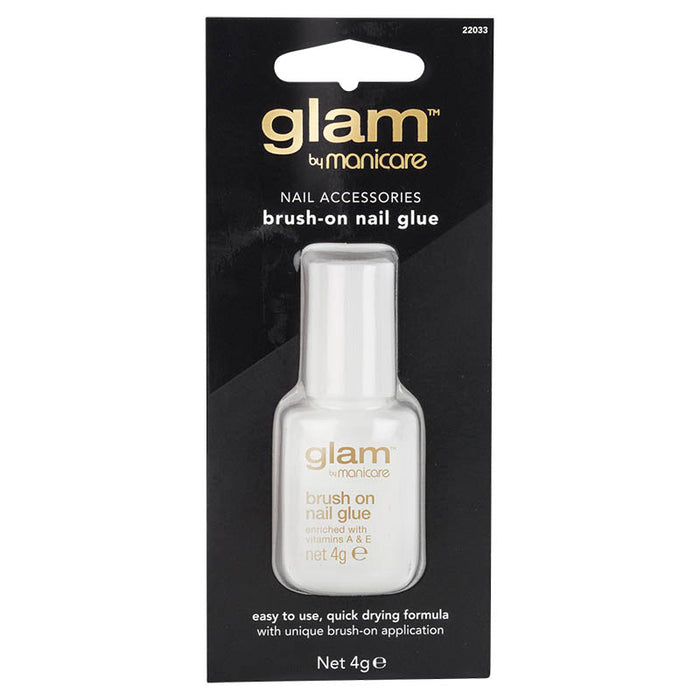 Glam By Manicare Glam Brush-On Nail Glue 4G