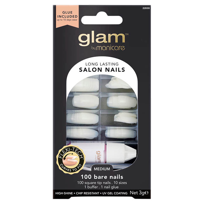 Glam By Manicare 100 裸甲中号