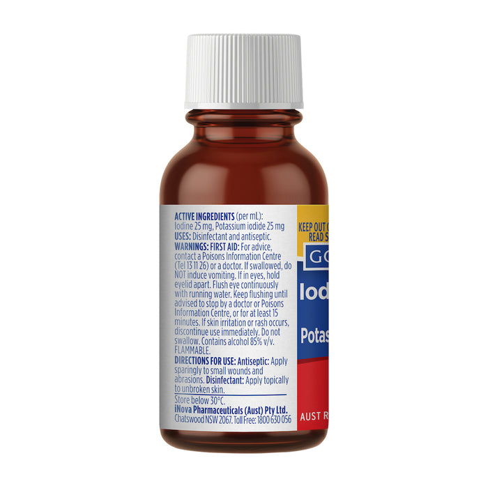 Gold Cross Iodine Tincture Weak Solution 50ml