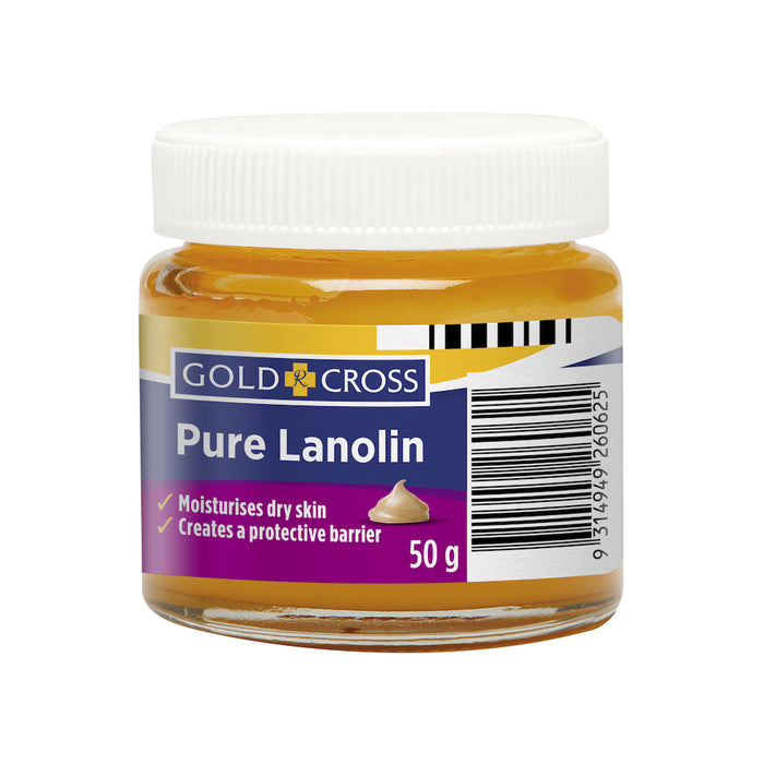 Gold Cross Pure Lanolin Jar 50g