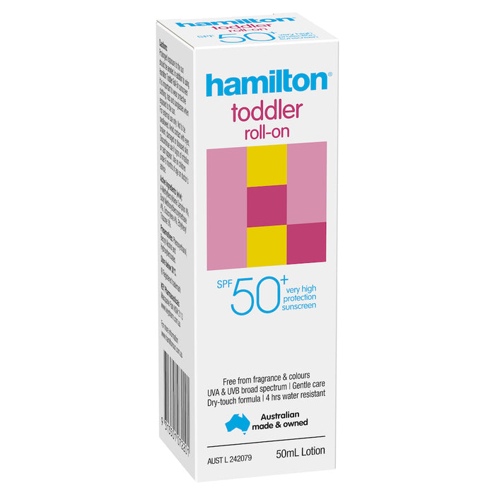 Hamilton Sunscreen Toddler Roll On SPF 50+ 50ml