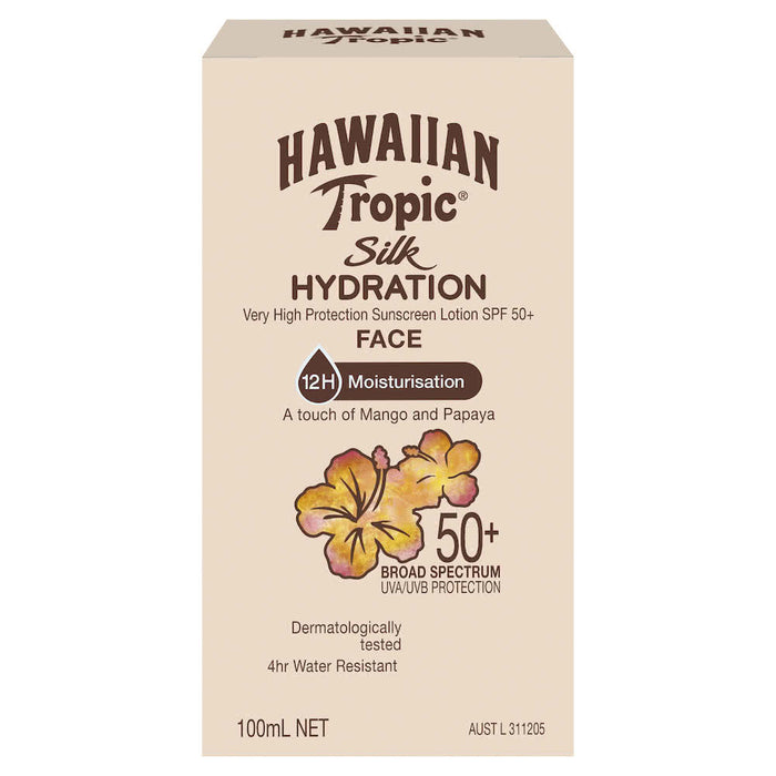 Hawaiian Tropic Silk Hydration Face Lotion SPF50+ 100ml