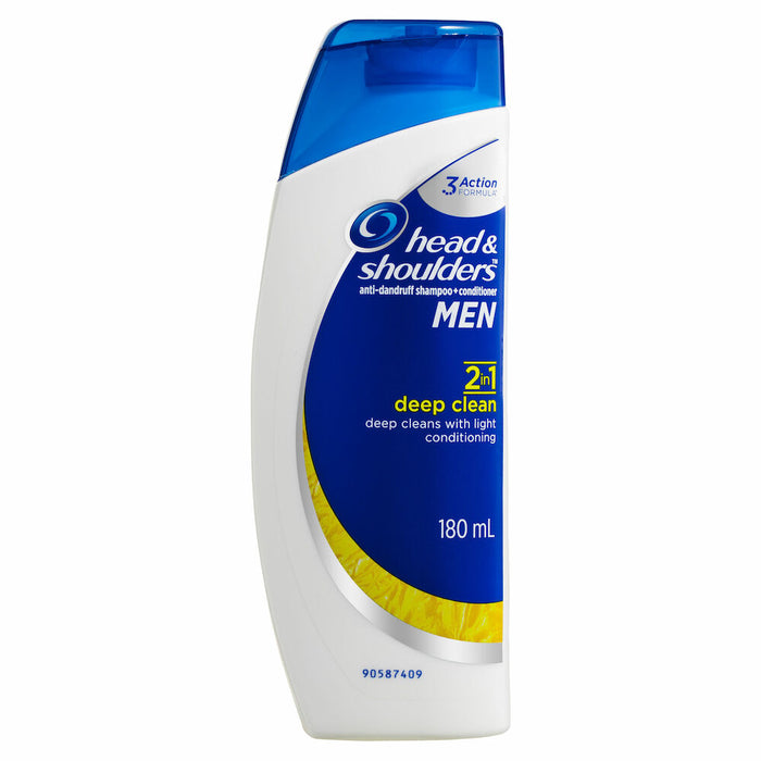 Head & Shoulders 2in1 Men Deep Clean Anti-Dandruff Shampoo 180ml