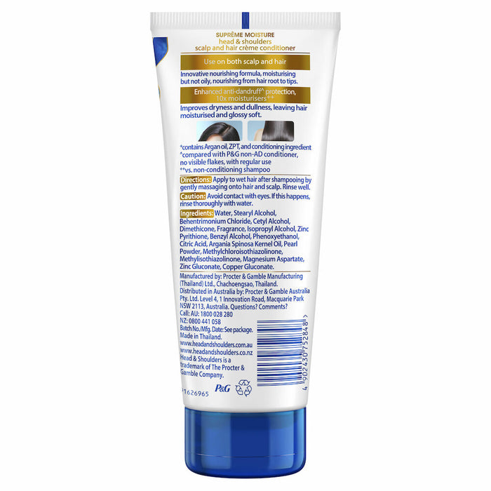 Head & Shoulders Supreme Moisture Conditioner 200ml