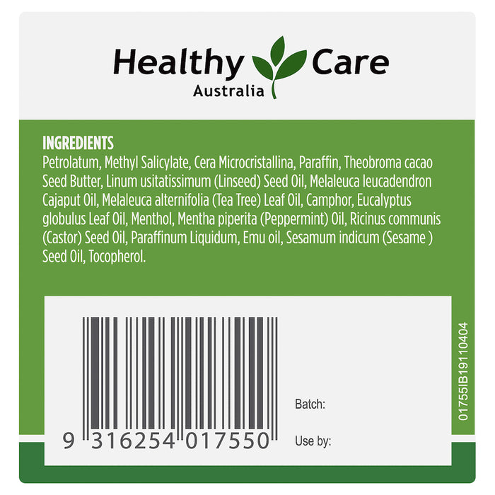 Healthy Care Emu Arthritis & Muscle Heat Rub 50g