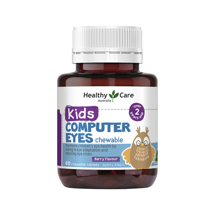 Healthy Care Kids Computer Eyes 60 Chewable Tablets