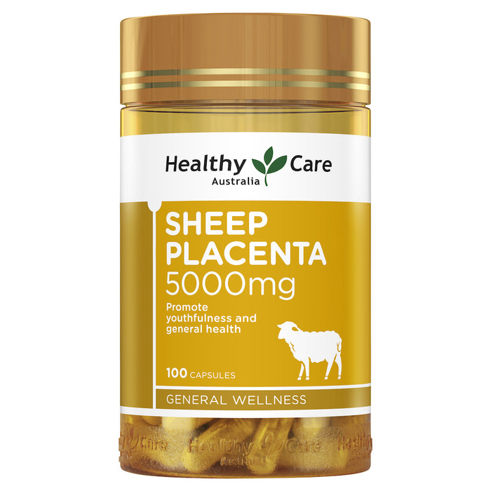 Healthy Care Sheep Placenta 5000mg 100 Capsules