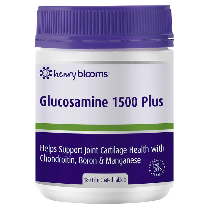 Henry Blooms Glucosamine 1500 Plus 180 Tablets