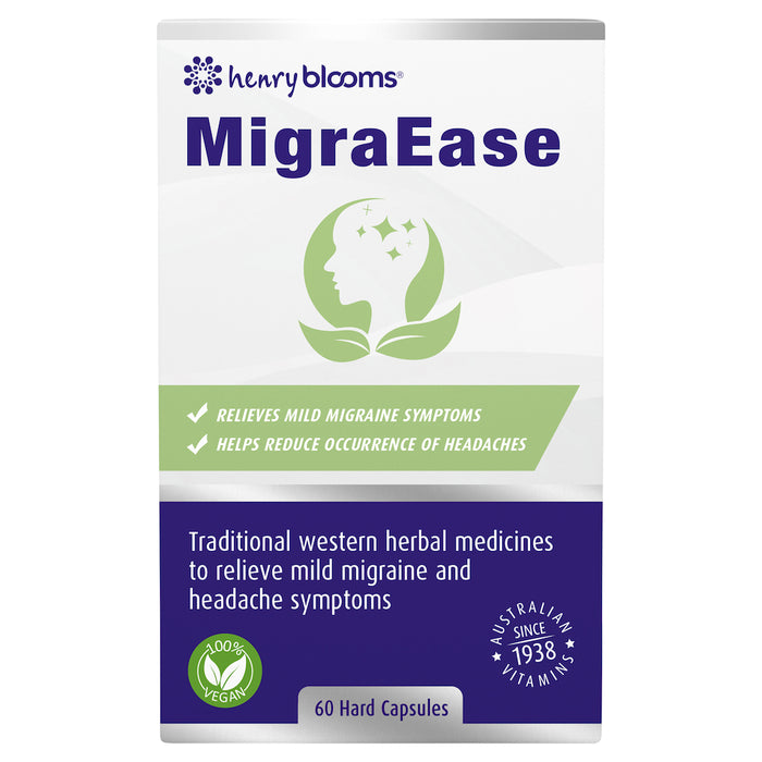 Henry Blooms Migraease 60 Capsules