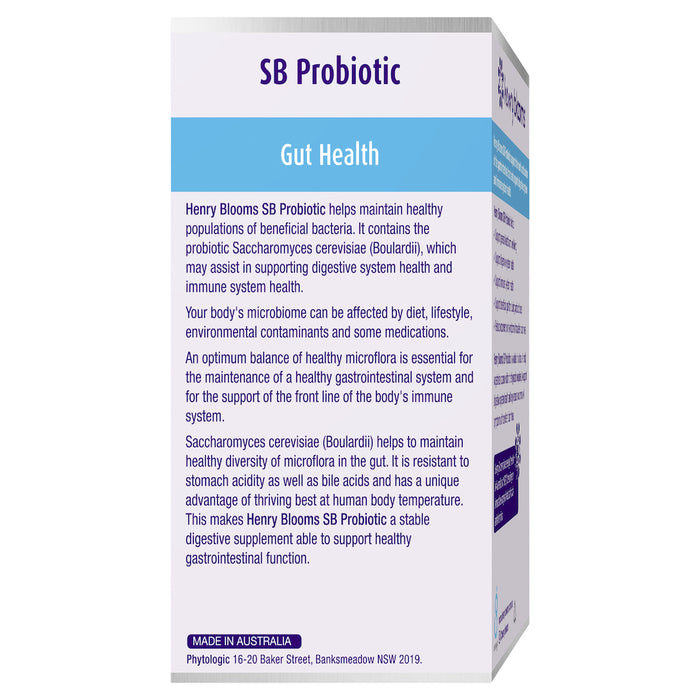 Henry Blooms SB Probiotic Gut Health 60 Capsules