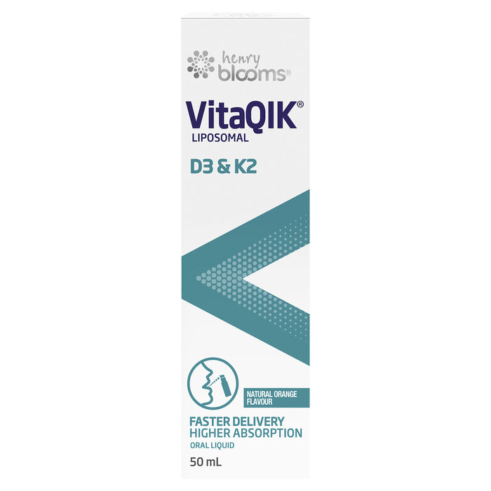 Henry Blooms VitaQIK Liposomal D3 & K2 Spray 50ml