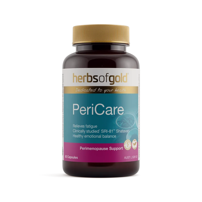 Herbs Of Gold Peri Care 60 Capsules.