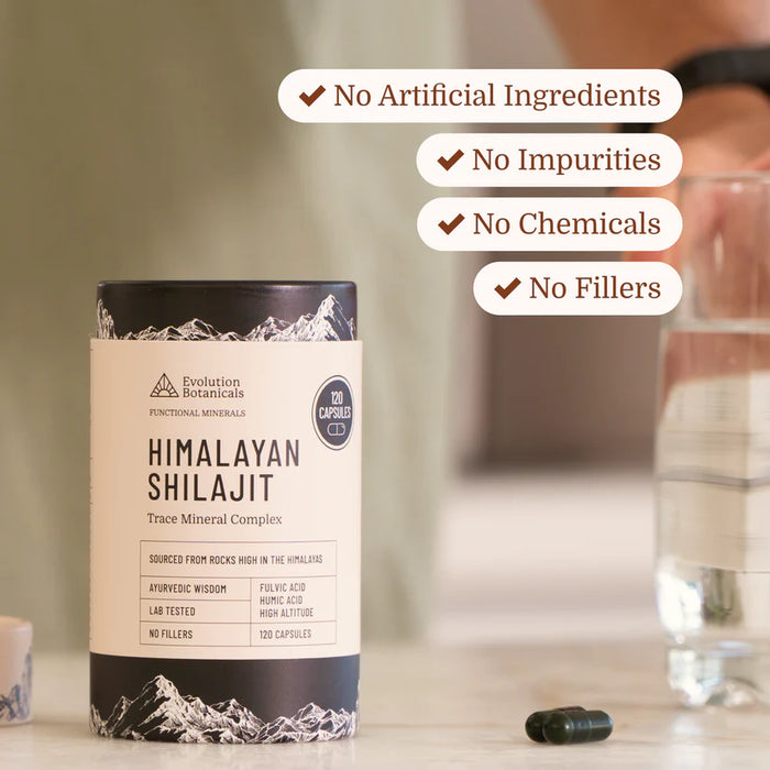 Evolution Botanicals Himalayan Shilajit 80 Trace Mineral Complex 100g.