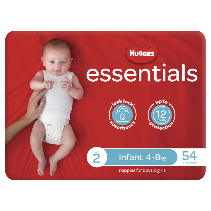 Huggies Essential Nappies Infant 54