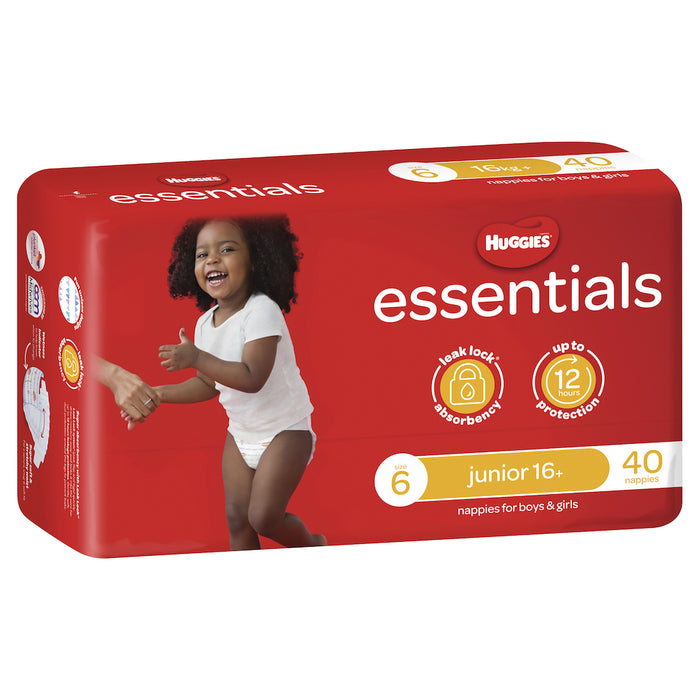 Huggies Essential Nappies Junior 40