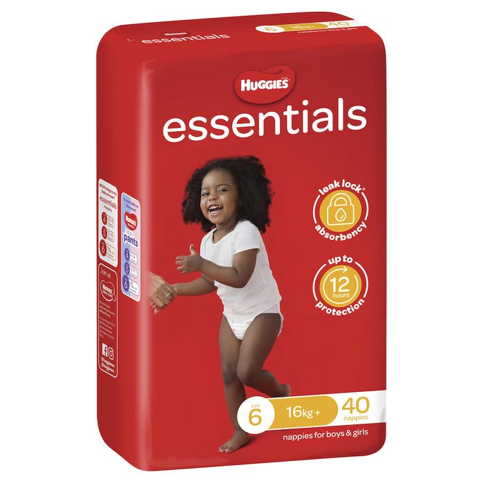 Huggies Essential Nappies Junior 40