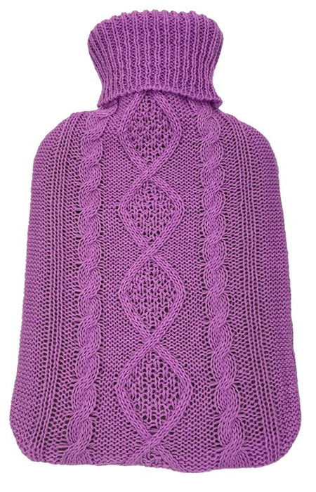3P Hot Water Bottle Cover Knit Fuschia – For 2l Bottle.