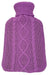 3P Hot Water Bottle Cover Knit Fuschia – For 2l Bottle.